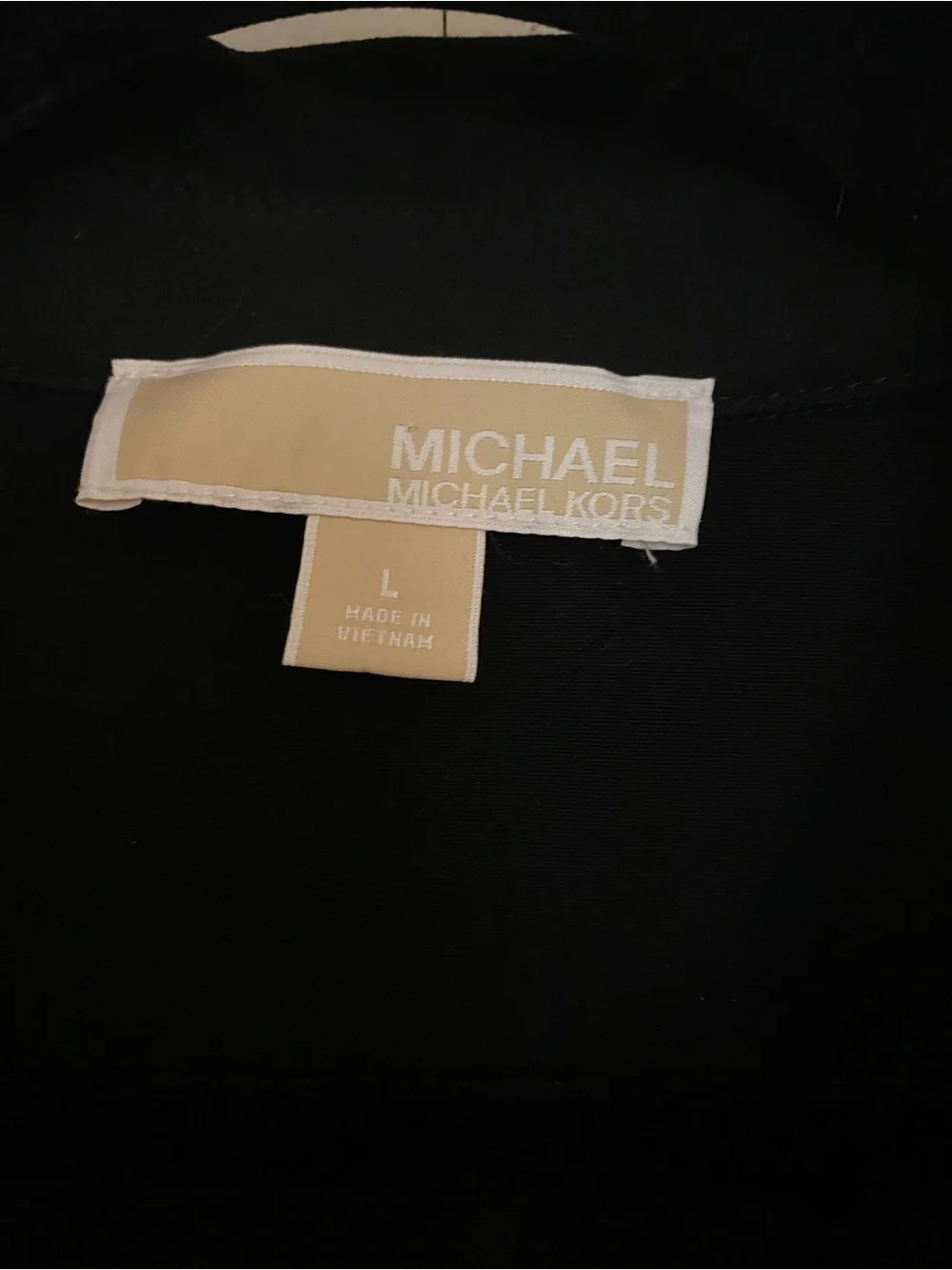 Michael Kors Black Zip-Front Utility Mini Dress